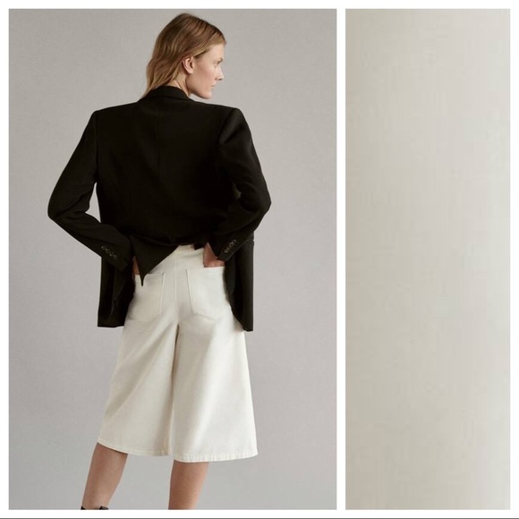 NWT. Massimo Dutti Cream Skort/Trousers. Size 10. - Picture 2 of 7